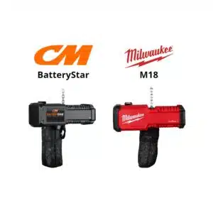 CM BatteryStar and Milwaukee M18 battery powered hoists comparison