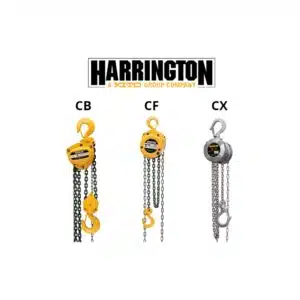 Comparing the Harrington Series CB, CF, and CX hand chain hoists