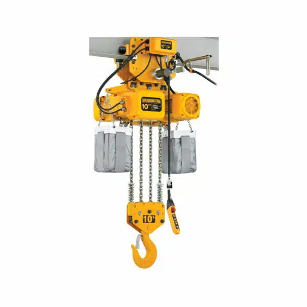 Harrington NER 10-ton 5.5fpm Electric Chain Hoist